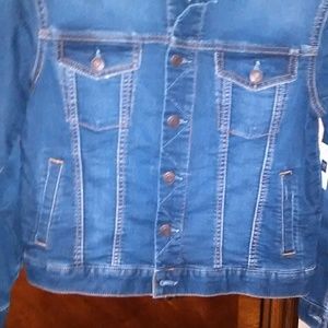Gap XL boys blue jean jacket
